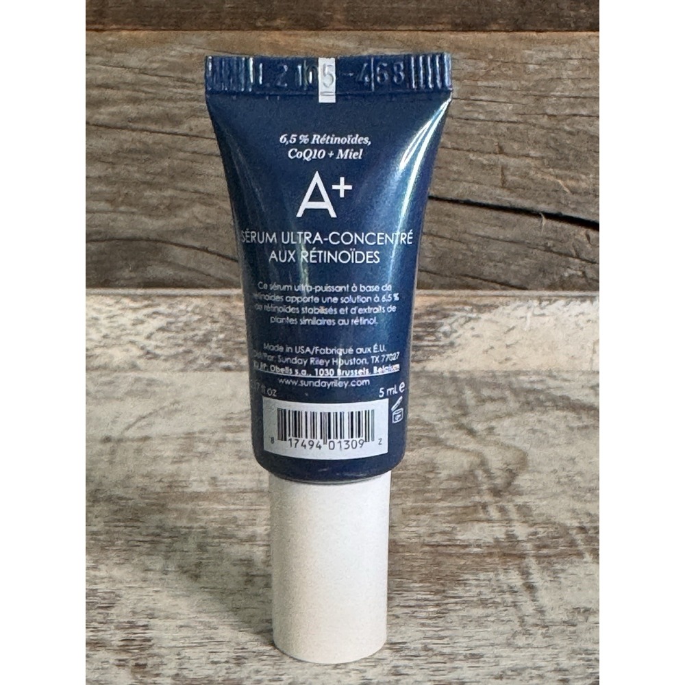 Sunday Riley A+ High Dose Retinol Serum – Travel Size 0.17‎ oz | MSRP $14 - Picture 2 of 2